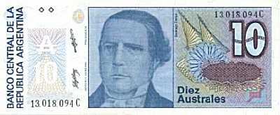 BILLET D'ARGENTINE 18A